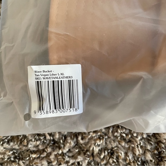 NWT Lack of Color Vegan Leather Bucket Hat in Tan - Picture 10 of 15